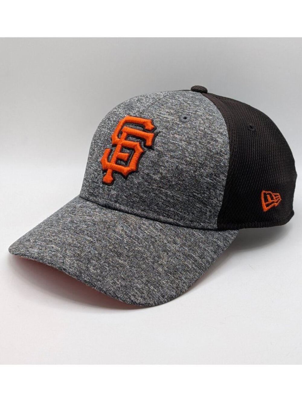 San Francisco Giants New Era 39Thirty Flex Fitted S/M Hat Cap Gray Orange Unisex